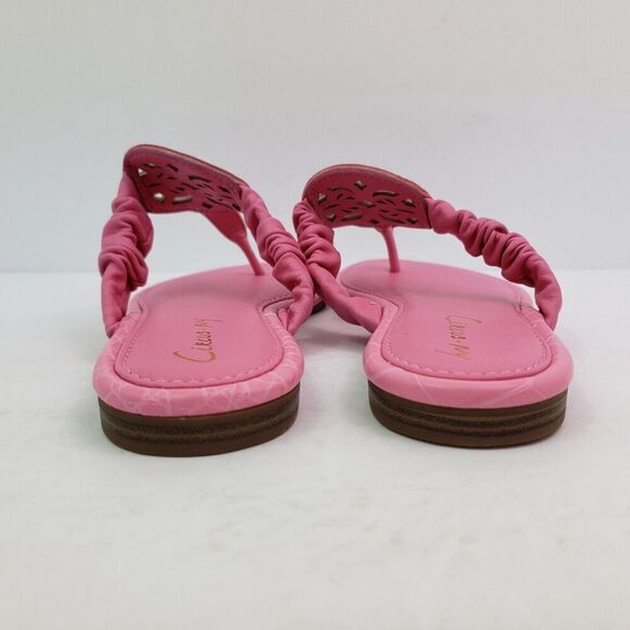 Circus By Sam Edelman Camara Womens Size 7 Pink Confetti Slip On Sandals H6131S1 - Picture 7 of 12
